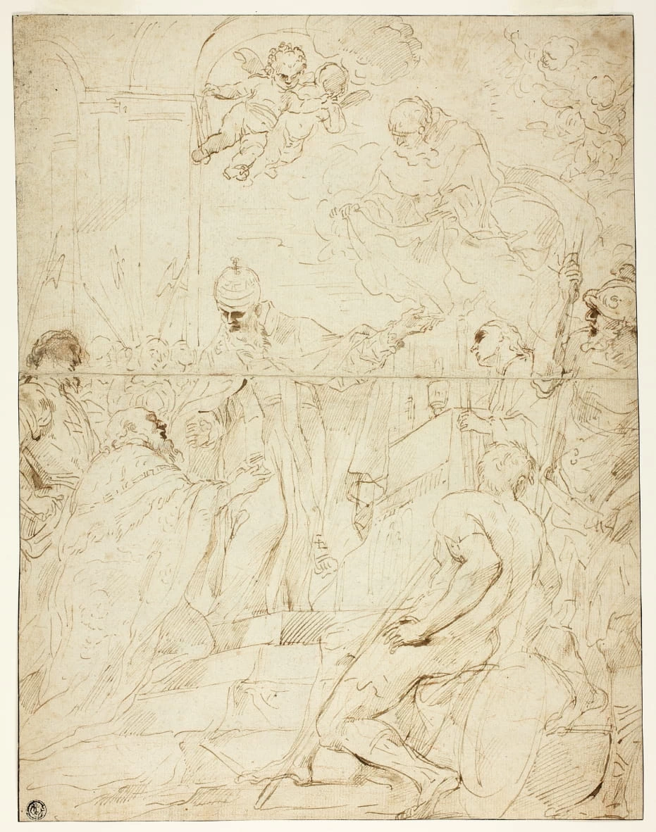 Santo che appare al sovrano - Art Institute of Chicago